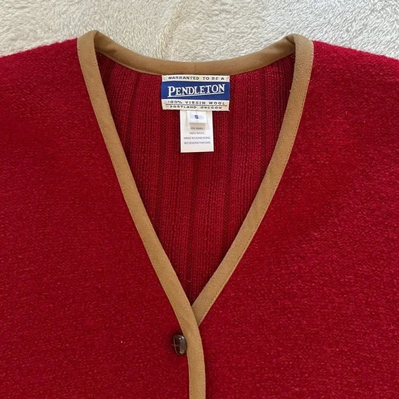 Vintage Pendleton Wool Vest - Picture 7 of 9